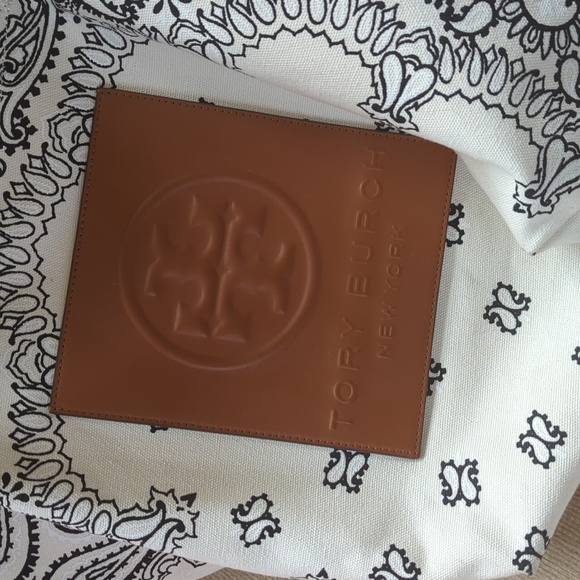 Tory Burch Handbags - Tory Burch Cotton Bandana Embossed Logo Tote